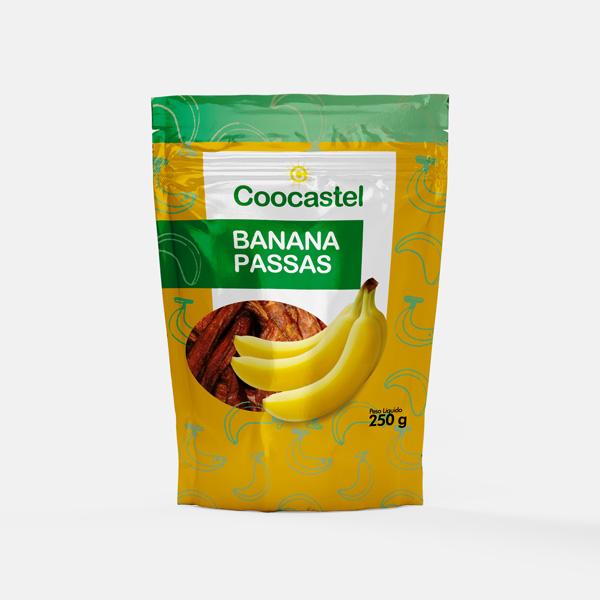 Banana passas Coocastel